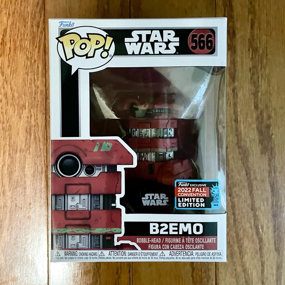 Star Wars B2EMO Funko Pop #566 NYCC 2022
Fall Convention - NIB